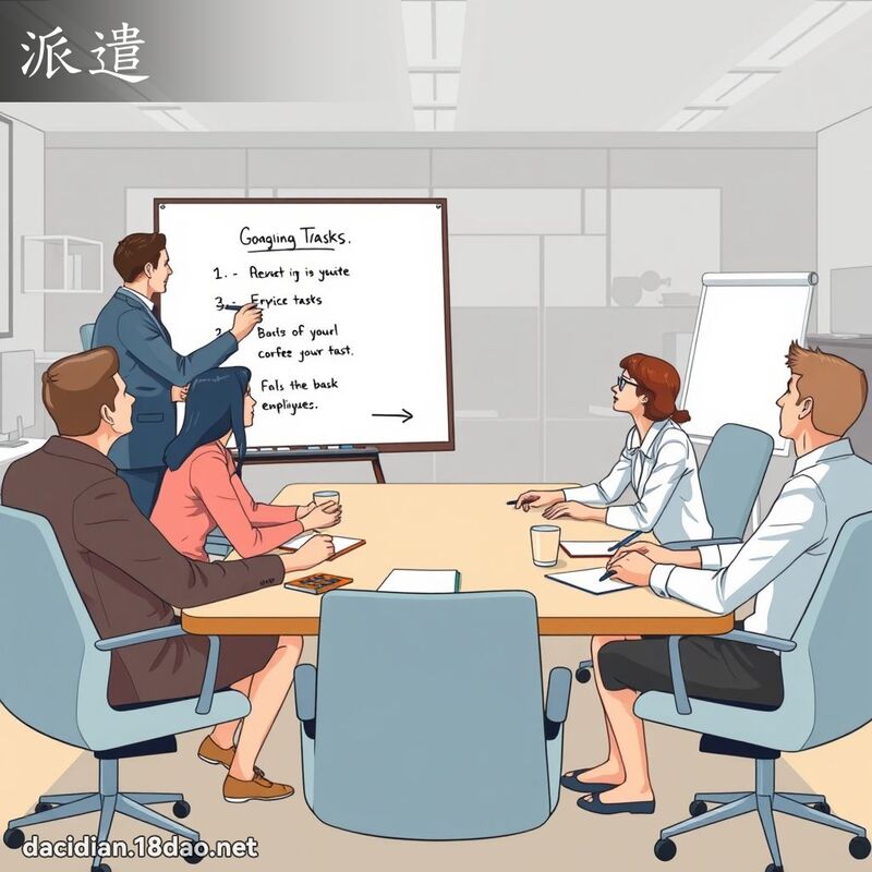 派遣 - 國語大辭典配圖
