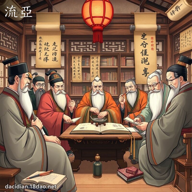 流亞 - 國語大辭典配圖