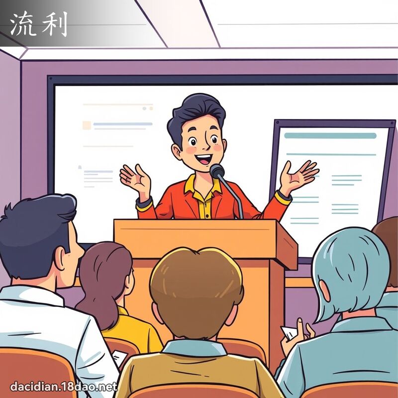 流利 - 国语大辞典配图
