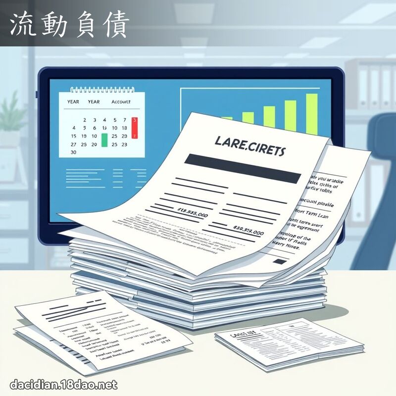 流动负债 - 国语大辞典配图