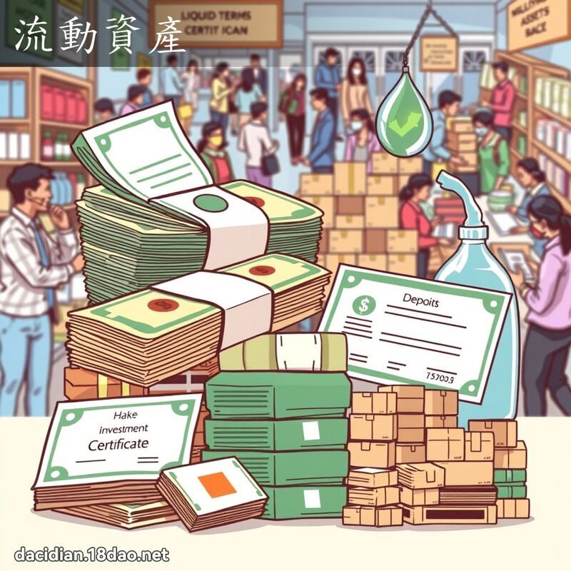 流动资产 - 国语大辞典配图