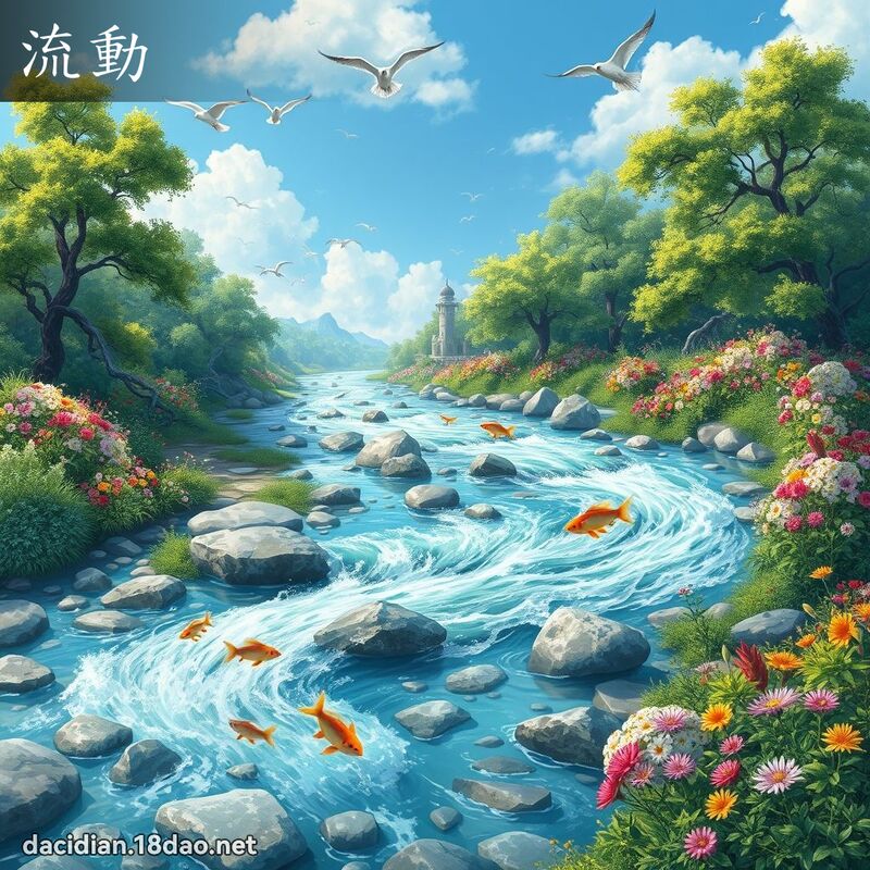 流动 - 国语大辞典配图