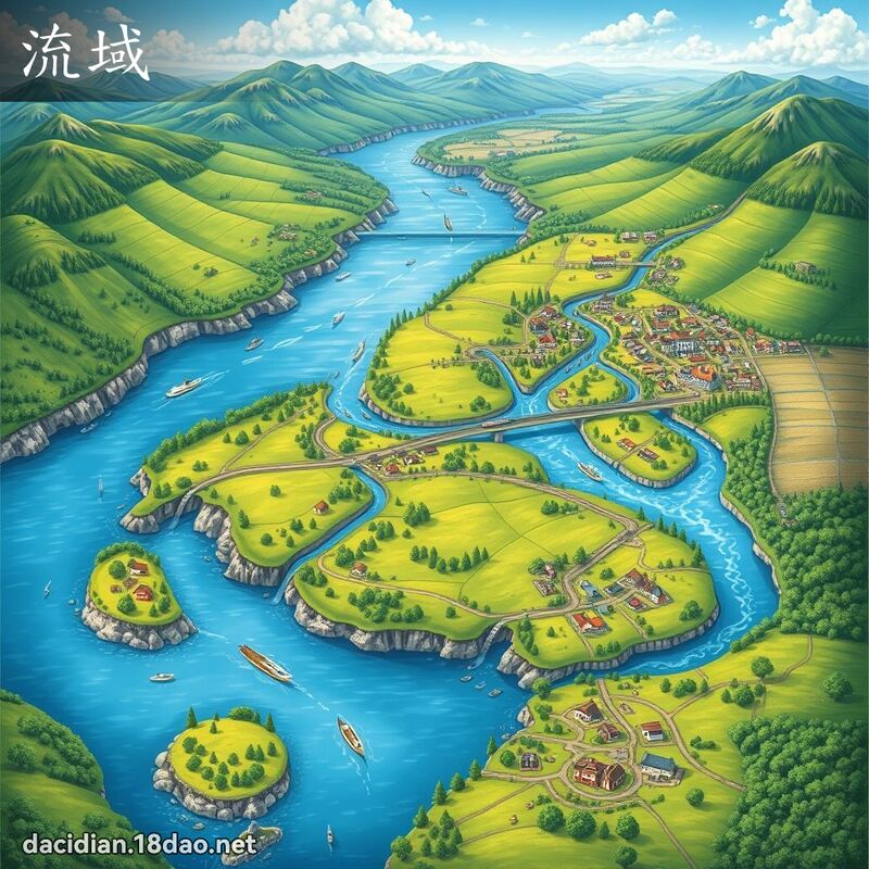 流域 - 国语大辞典配图