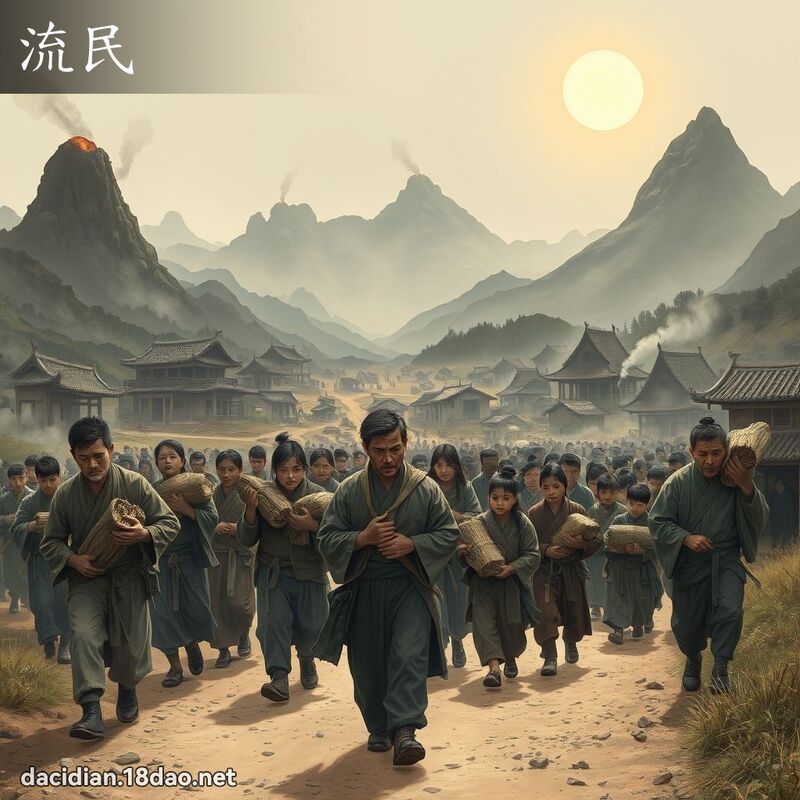 流民 - 国语大辞典配图