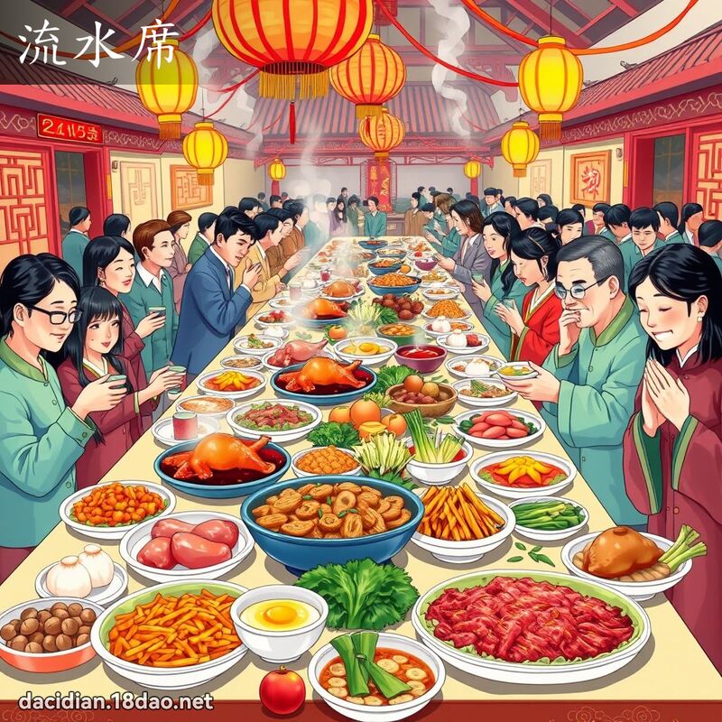 流水席 - 国语大辞典配图
