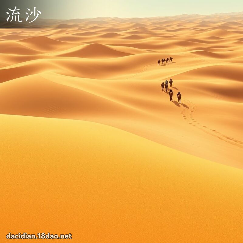 流沙 - 国语大辞典配图