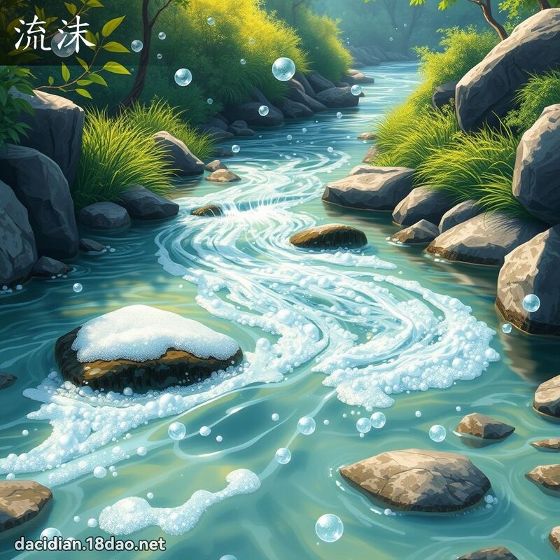 流沫 - 国语大辞典配图