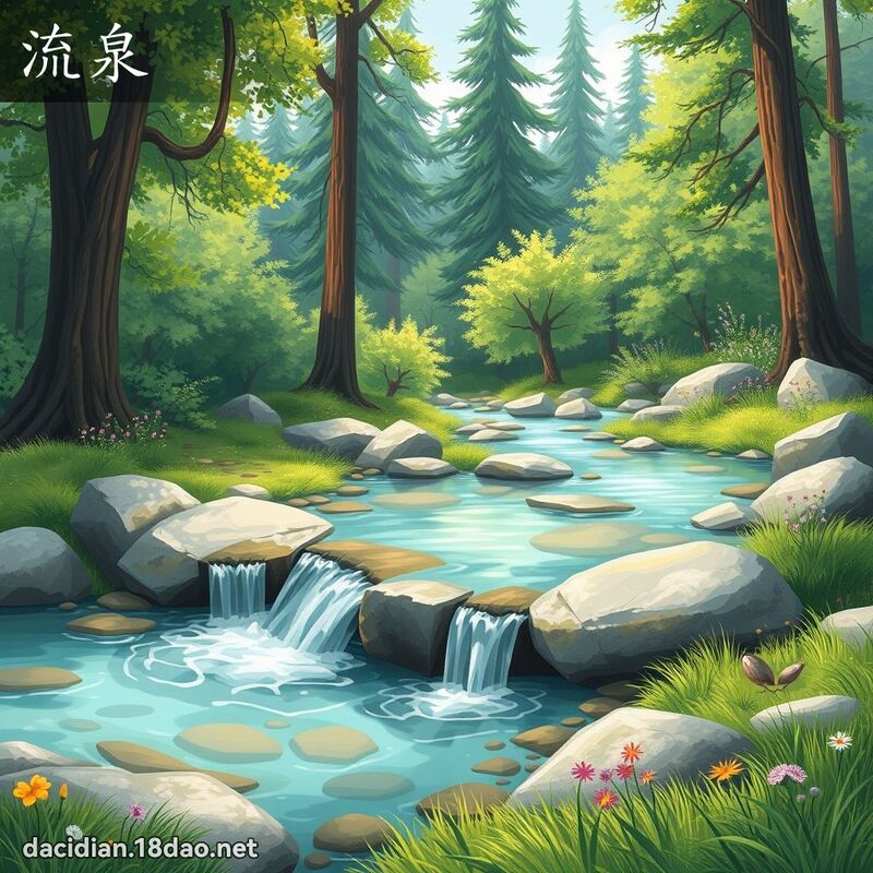 流泉 - 国语大辞典配图