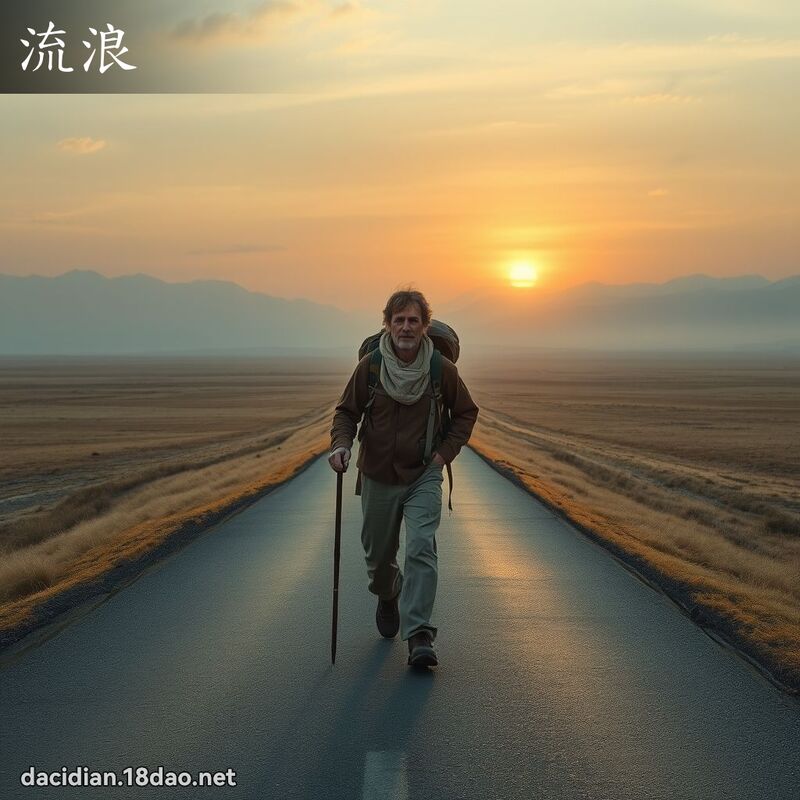 流浪 - 國語大辭典配圖
