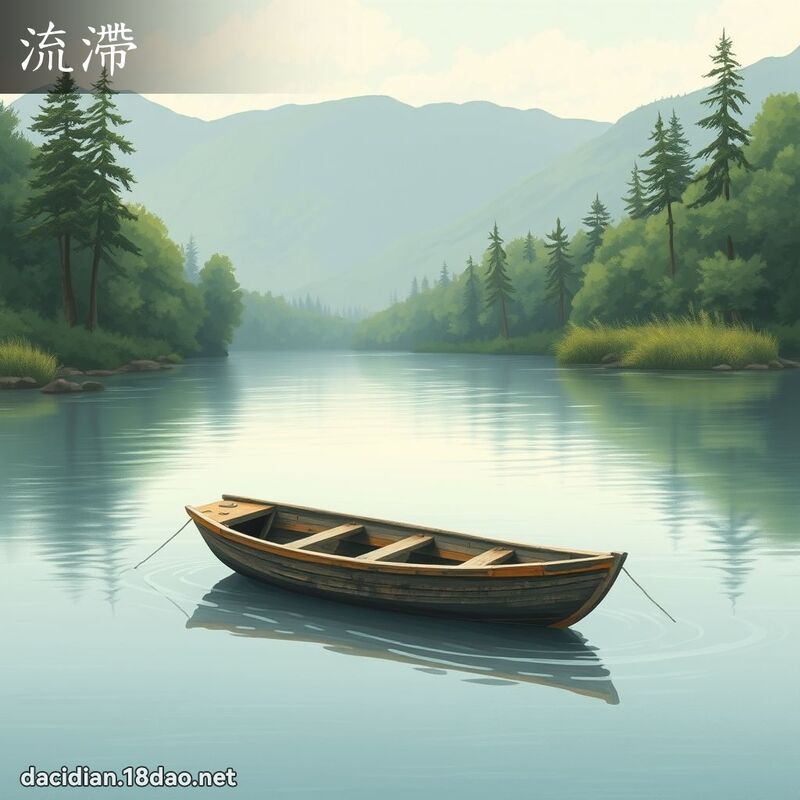 流滯 - 国语大辞典配图