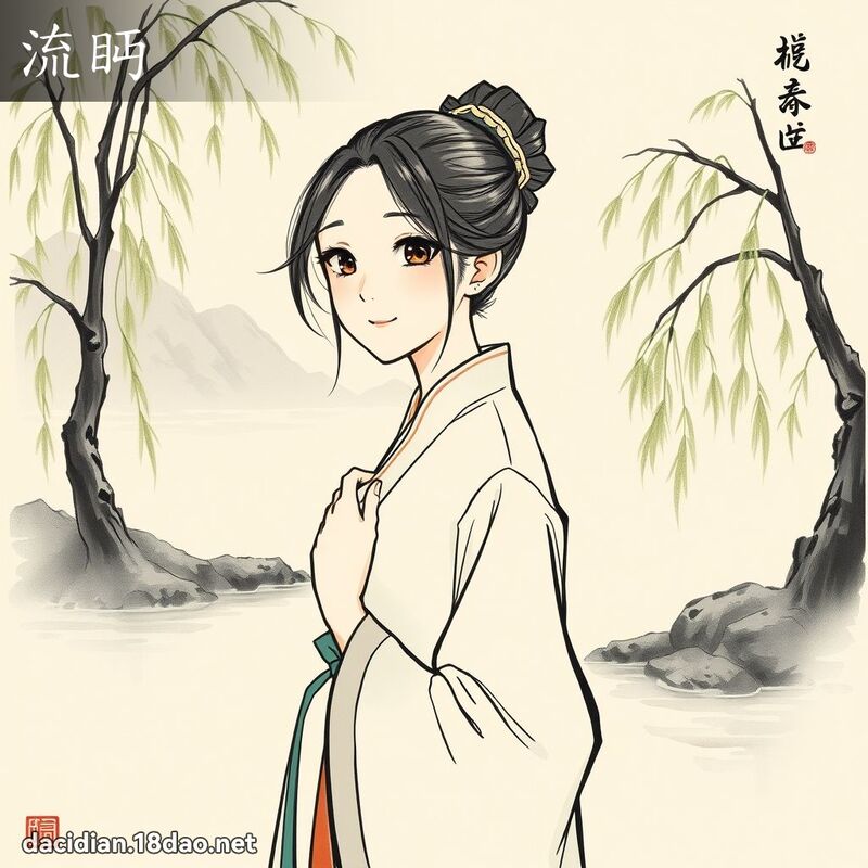 流眄 - 國語大辭典配圖