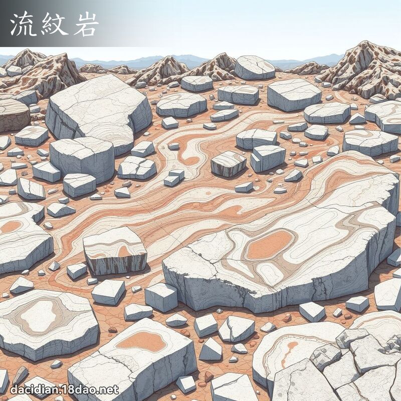 流纹岩 - 国语大辞典配图