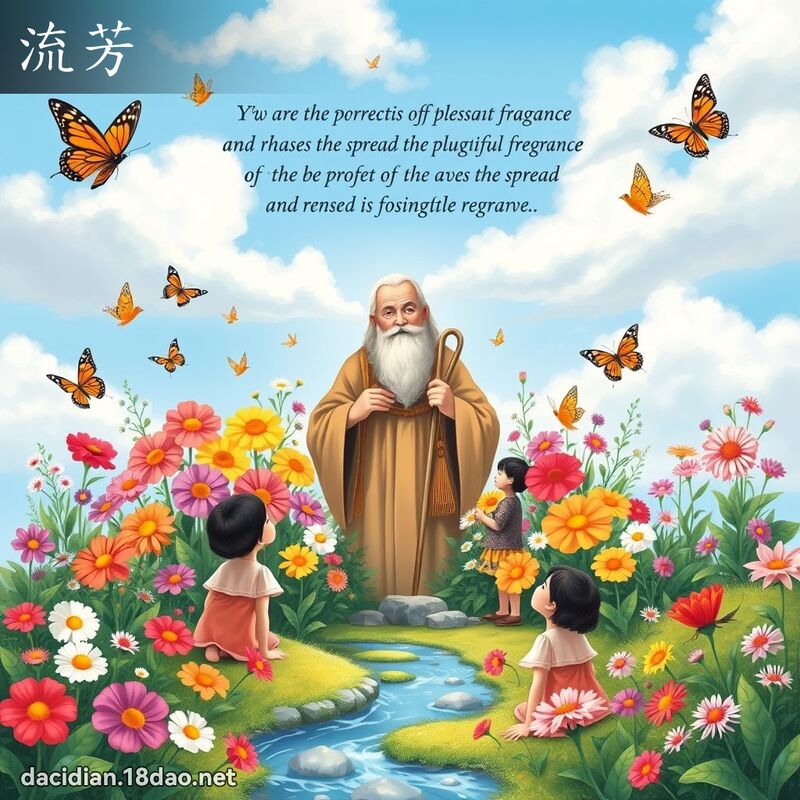 流芳 - 國語大辭典配圖