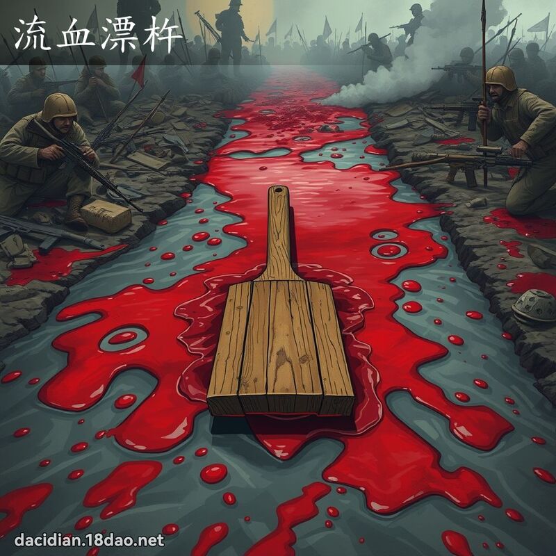 流血漂杵 - 國語大辭典配圖