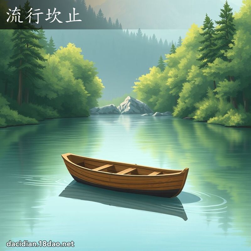 流行坎止 - 國語大辭典配圖