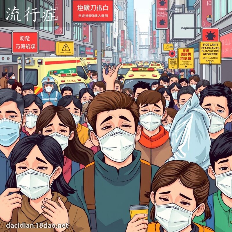 流行症 - 国语大辞典配图