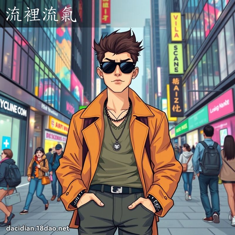 流里流气 - 国语大辞典配图