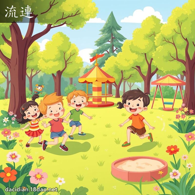 流连 - 国语大辞典配图
