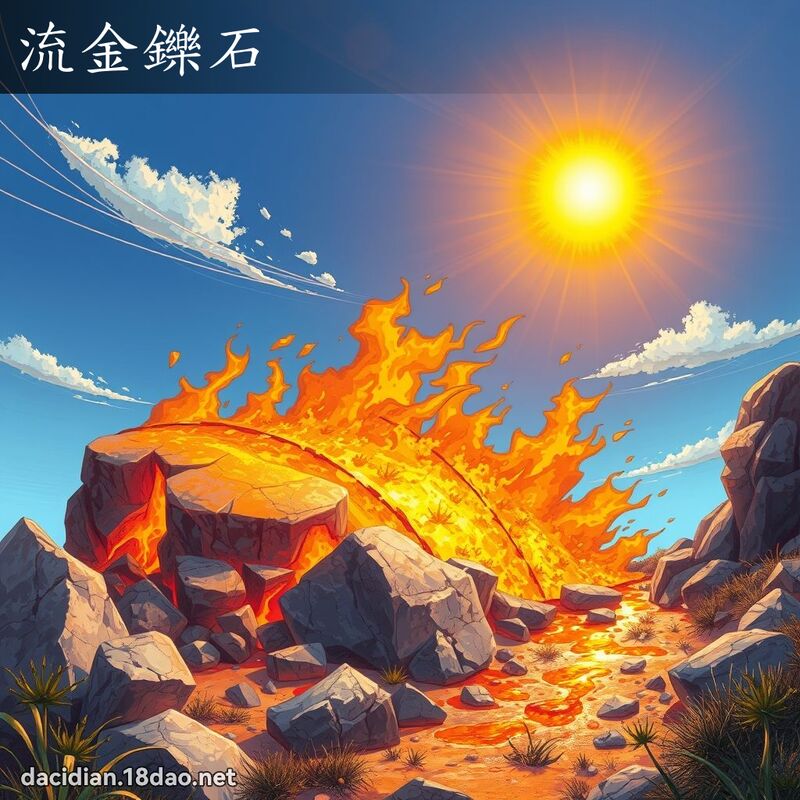 流金鑠石 - 国语大辞典配图