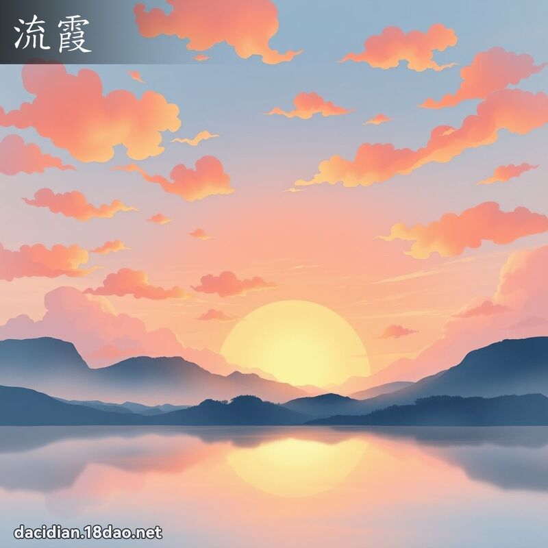 流霞 - 國語大辭典配圖