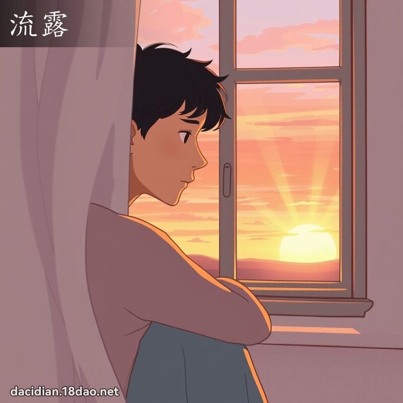 流露 - 國語大辭典配圖