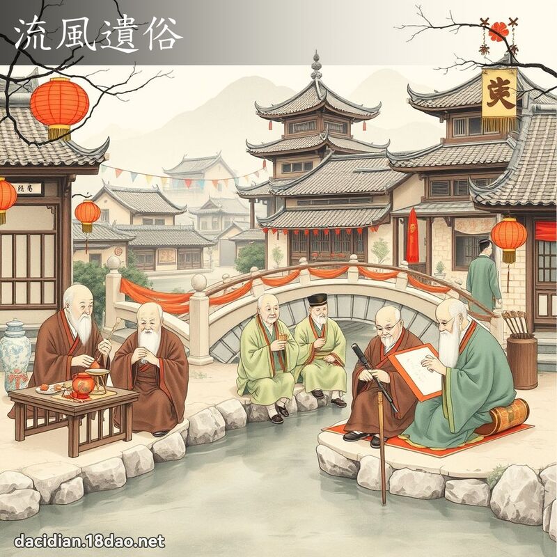 流风遗俗 - 国语大辞典配图
