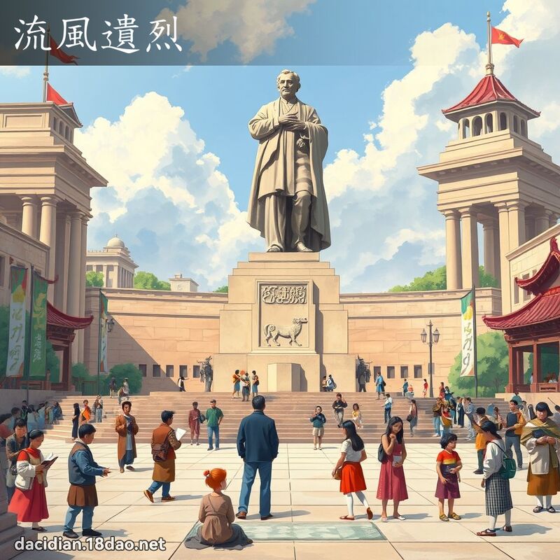 流风遗烈 - 国语大辞典配图