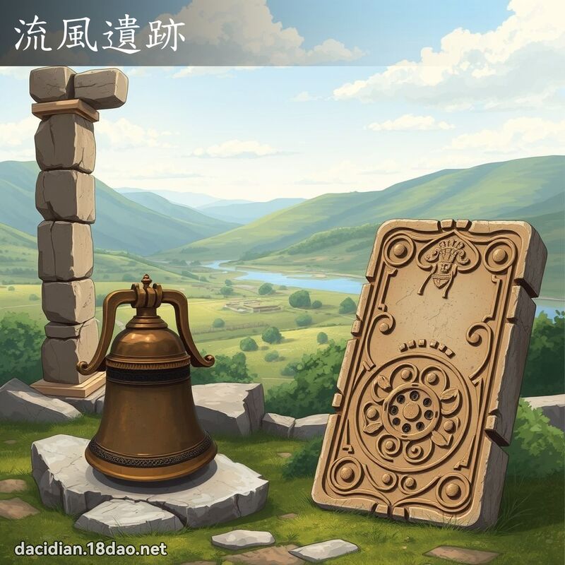 流风遗跡 - 国语大辞典配图