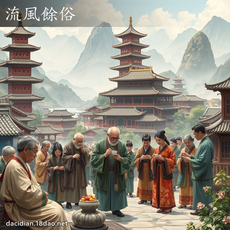 流风余俗 - 国语大辞典配图