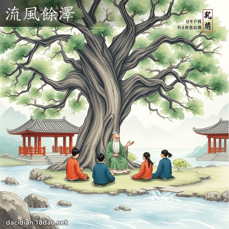 流風餘澤 - 國語大辭典配圖