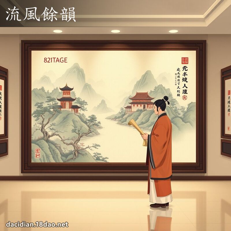 流風餘韻 - 國語大辭典配圖