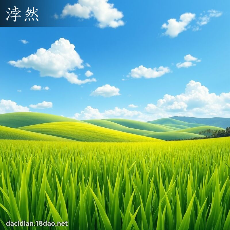 浡然 - 國語大辭典配圖