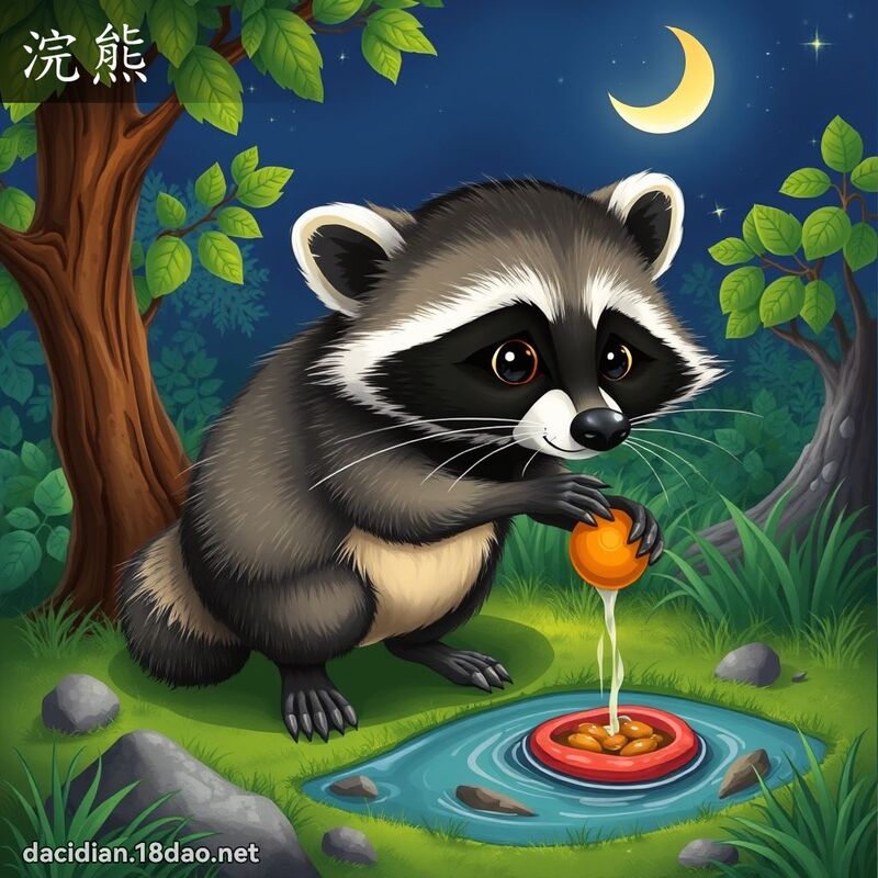 浣熊 - 国语大辞典配图