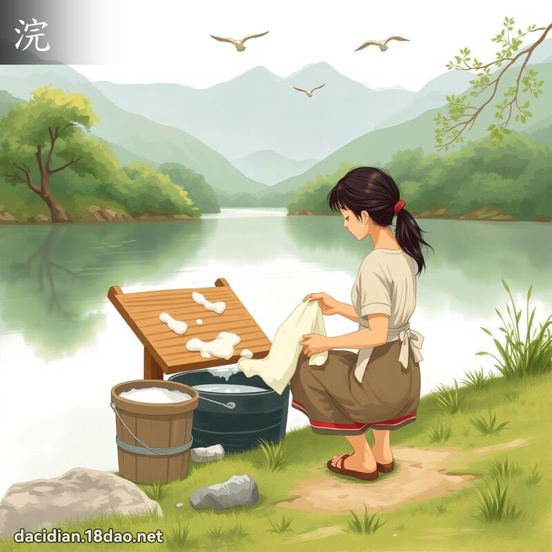 漢字: 浣 (多音字)