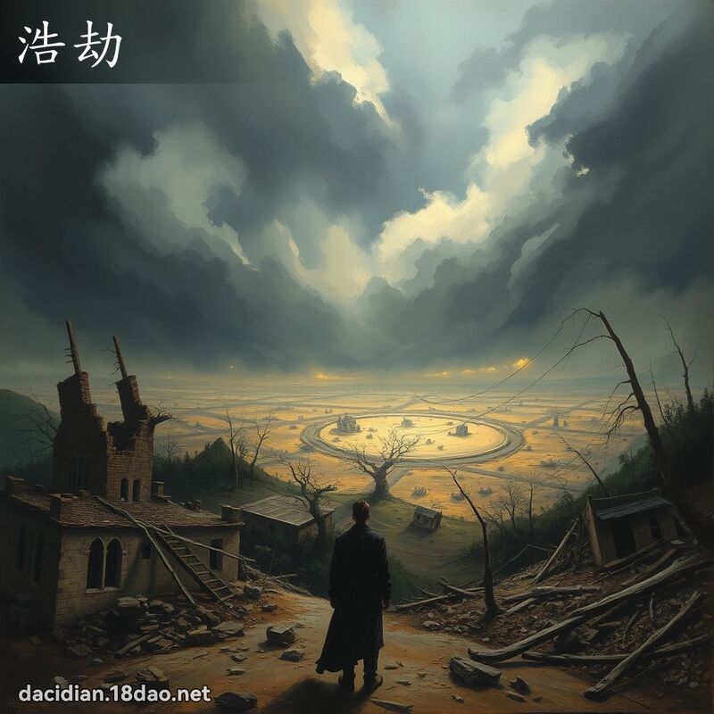浩劫 - 国语大辞典配图