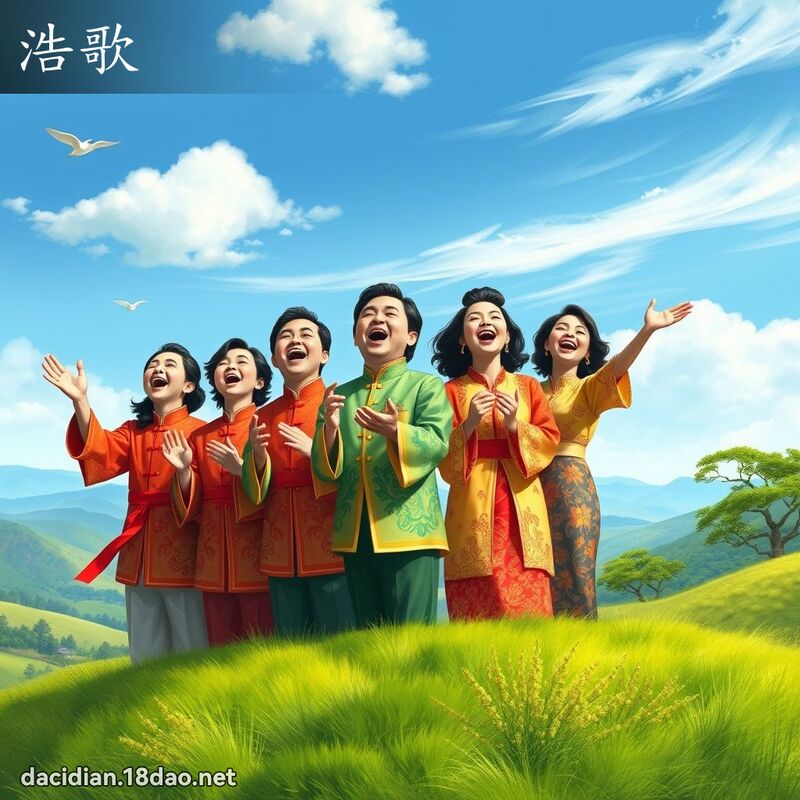 浩歌 - 国语大辞典配图