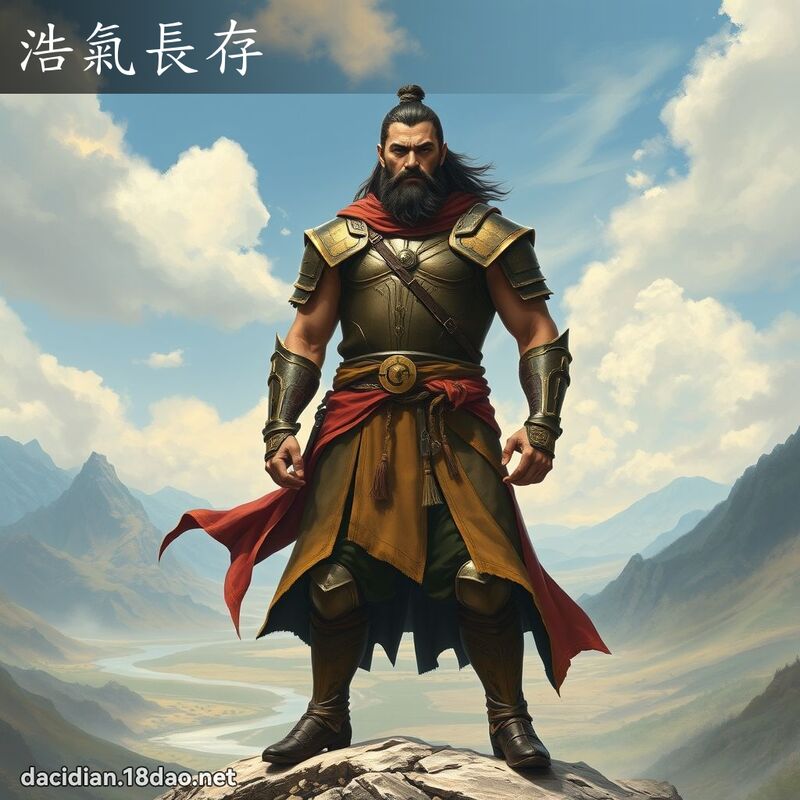 浩氣長存 - 國語大辭典配圖