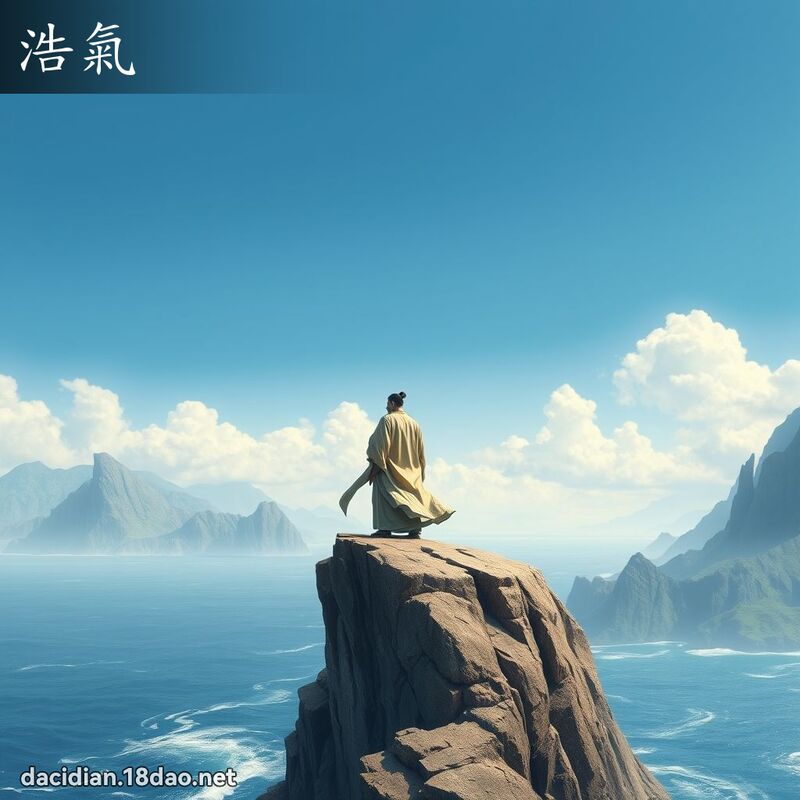 浩氣 - 國語大辭典配圖