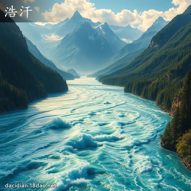 浩汗 - 国语大辞典配图