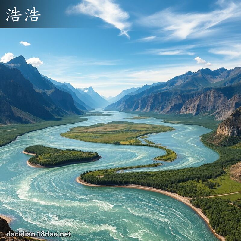 浩浩 - 國語大辭典配圖
