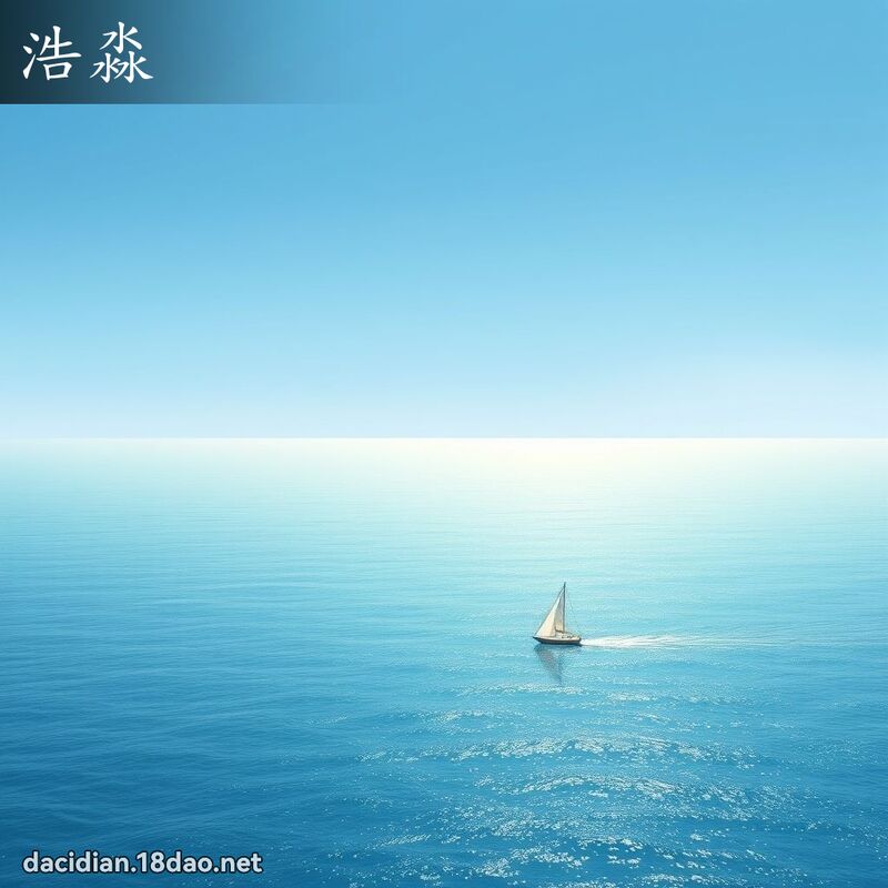浩淼 - 國語大辭典配圖