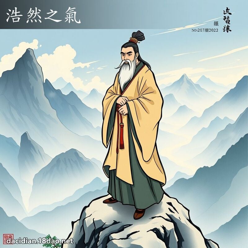 浩然之氣 - 國語大辭典配圖