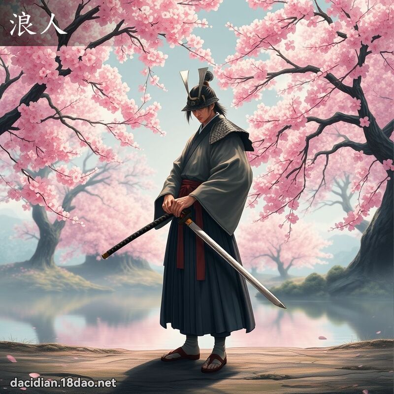 浪人 - 国语大辞典配图