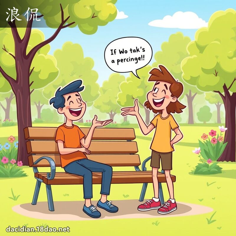 浪侃 - 国语大辞典配图
