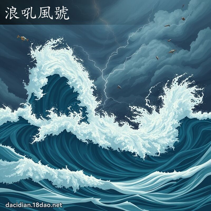 浪吼風號 - 國語大辭典配圖