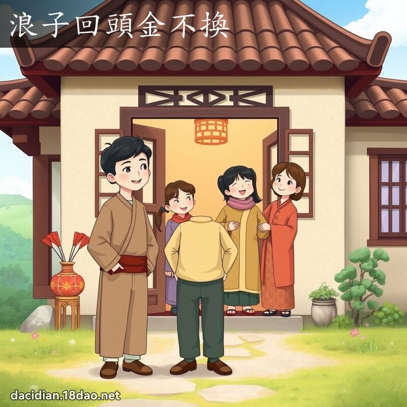 浪子回頭金不換 - 國語大辭典配圖