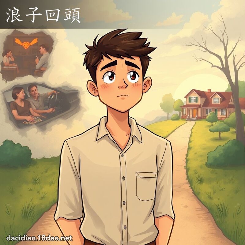 浪子回頭 - 國語大辭典配圖