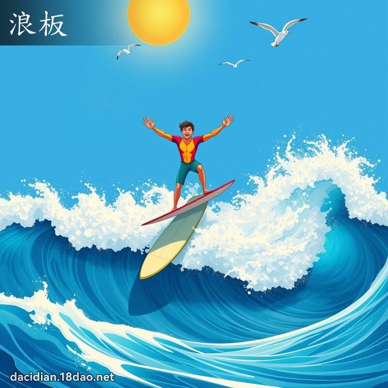 浪板 - 国语大辞典配图