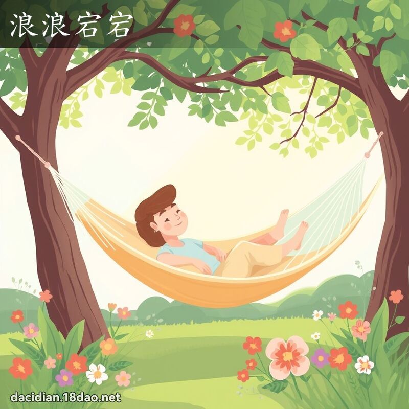 浪浪宕宕 - 國語大辭典配圖