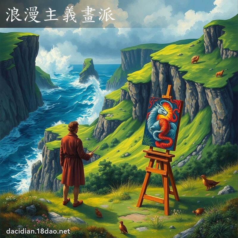 浪漫主義畫派 - 國語大辭典配圖